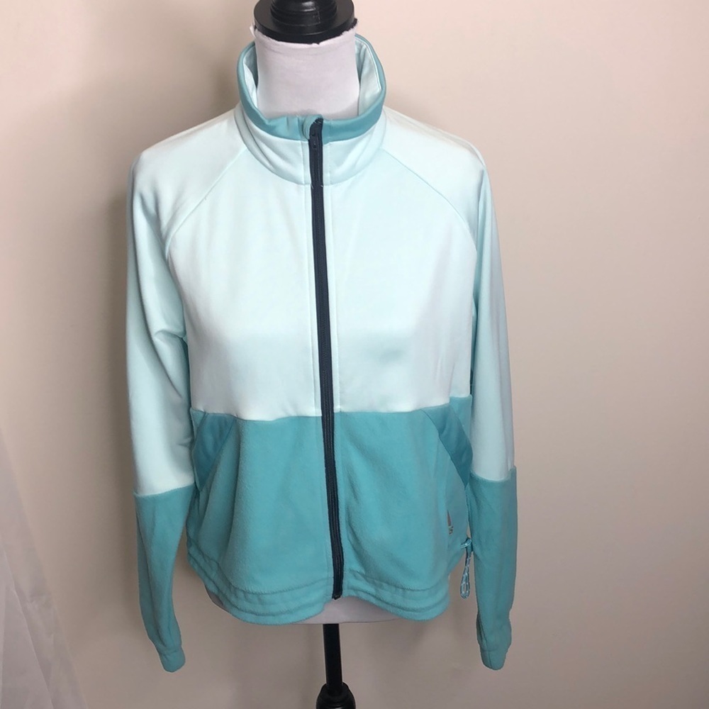 Adidas light baby blue sport sweater size XS